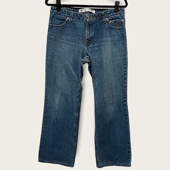Harley Davidson Boot Cut Rider Jeans size 8 - Picture 1 of 15